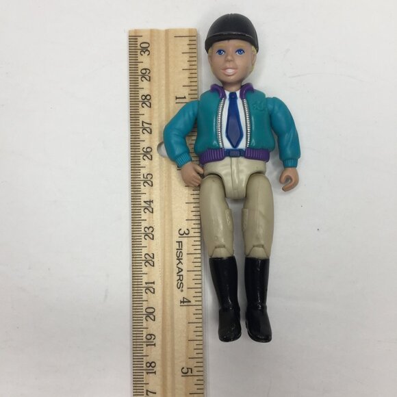 Vintage 2001 Fisher Price Loving Family Horse Equestrian Dolls Dad Boy Girl - Picture 9 of 13